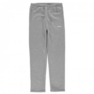 Slazenger Open Hem Fleece Pants Junior Boys - Grey Marl