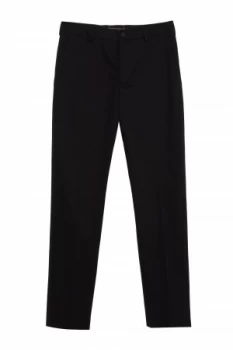 Mens French Connection Strech Cotton Suit Trousers Black