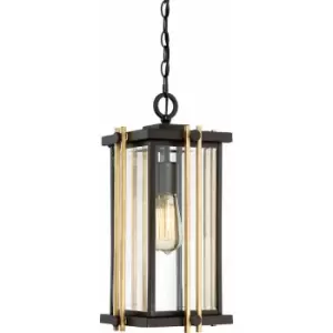 Outdoor IP44 1 Bulb Chain Lantern Western Bronze LED E27 100W