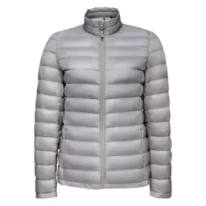 SOLS Womens/Ladies Wilson Lightweight Padded Jacket (XL) (Metal Grey)