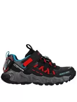 Skechers Velocitrek Pro Scout Trail Shoe, Black, Size 4 Older