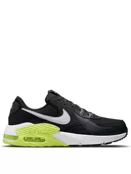 Nike Air Max Excee - Black/Yellow/Grey, Black/Yellow/Grey, Size 7, Men