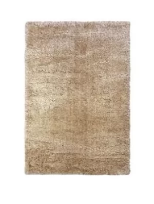 Supersoft Shaggy Natural Rug 80X150Cm