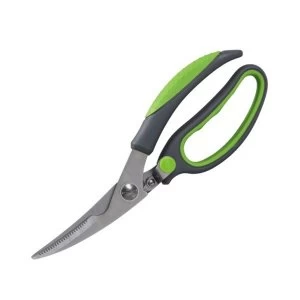 Nirosta Poultry Shears Praktika 23cm Stainless Steel Grey/Green