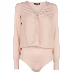 Firetrap Long Sleeve Bodysuit - Soft Pink