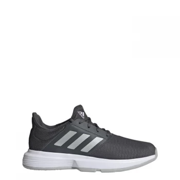 adidas GameCourt Tennis Shoes Womens - Grey Six / Silver Metallic / P