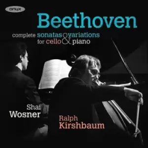 Beethoven Complete Sonatas & Variations for Cello & Piano by Ludwig van Beethoven CD Album