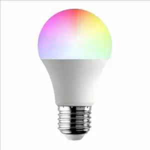 Loops - smart 8.5W E27 rgb cct LED Bulb - Colour Changing - Dimmable WiFi Lamp