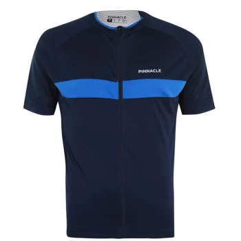 Pinnacle Race Short Sleeve Cycling Jersey Mens - Navy