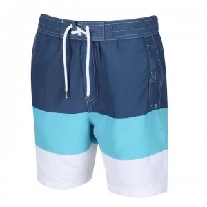 Regatta Bratchmar VI Swimming Shorts - DkDe/MaBl/Wh