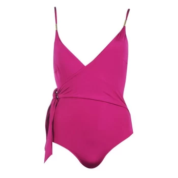 Biba Wrap Swimsuit - Cranberry