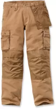 Carhartt Multi Pocket Washed Duck Pants, brown, Size 42, brown, Size 42