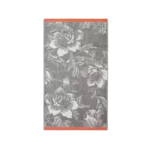 Ted Baker Glitch Floral Bath Sheet, Silver