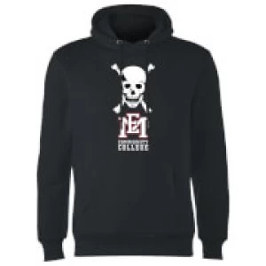 East Mississippi Community College Skull and Logo Hoodie - Black - XXL