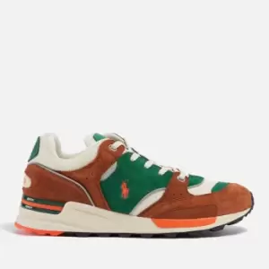 Polo Ralph Lauren Mens Trackstr 200 Running Style Trainers - Teak/New Forest - UK 9