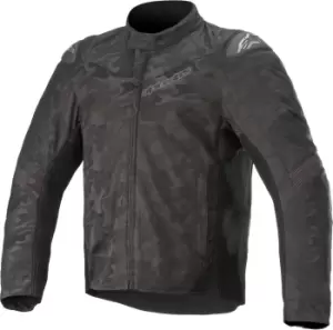 Alpinestars T-SP5 Rideknit Camo Motorcycle Textile Jacket, black-multicolored, Size 2XL, black-multicolored, Size 2XL