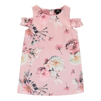 Firetrap Cold Shoulder Dress Infant Girls - Pink Floral