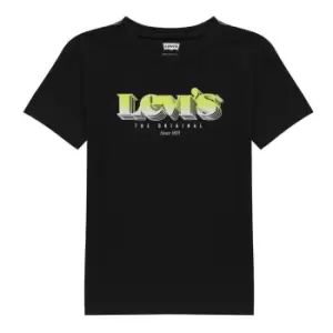 Levis Short Sleeve Graphic T-Shirt Junior - Black