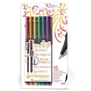 Chameleon Fineliner Pen Set Primary Colors Set of 6