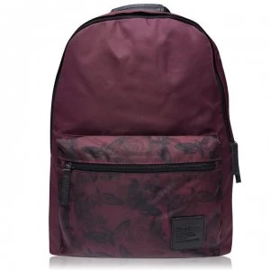 Firetrap Blackseal Print Backpack - Moth Rose