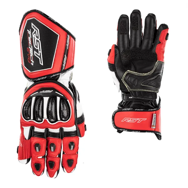 RST Tractech Evo 4 Ce Mens Glove Red Black White Size 10