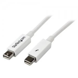 2m White Thunderbolt Cable MM