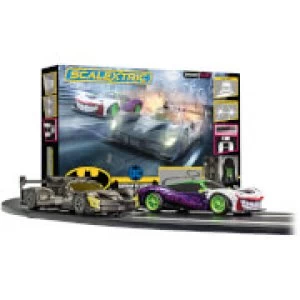 Micro Scalextric Batman vs Joker Battery Powered Race Set