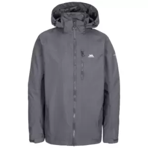 Trespass Mens Hamrand Waterproof Jacket (XS) (Dark Grey)