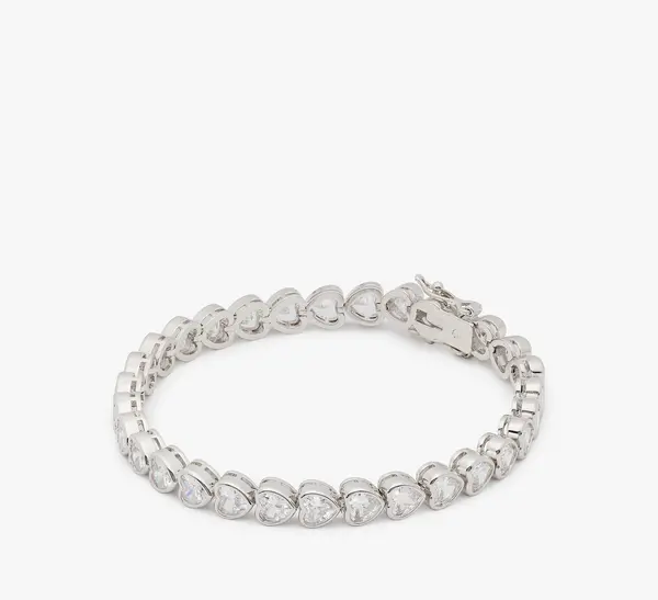 Sweetheart Tennis Bracelet