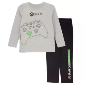 Xbox Boys Controller Pyjama Set (6-7 Years) (Black/Heather)