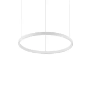 ORACLE Slim DALI Dimmable Round 50cm Integrated LED Pendant Ceiling Light White, 3000K