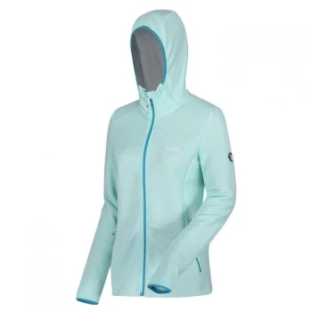 Regatta Womens Terota Full Zip Hooded Fleece - Cool Aqua