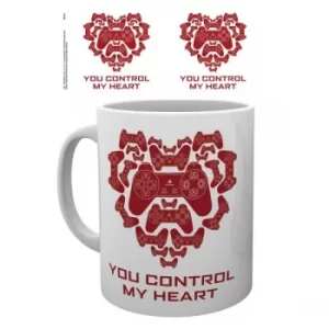 Playstation Heart Control Mug