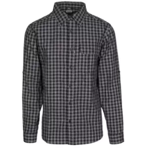 Trespass Mens Participate Shirt (XXS) (Navy Check)