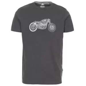 Trespass Mens Motorbike T-Shirt (XS) (Charcoal Marl)