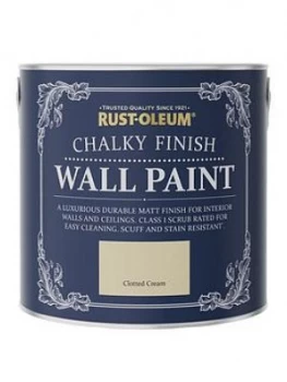 Rust-Oleum Chalky Wall Paint Clotted Cream 2.5L