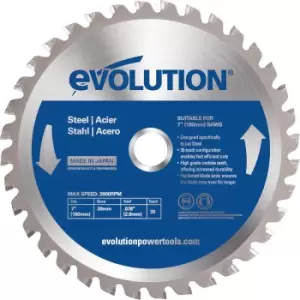 Evolution Thin Steel Cutting Saw Blade 355mm 90T 25.4mm