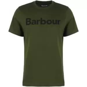 Barbour Mens Logo Tee Olive XXL
