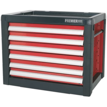 Sealey Premier 6 Drawer Tool Chest Black / Red