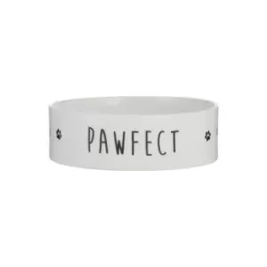 Mason Cash Pawfect Dog Bowl 15x5cm, White