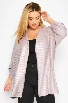 Foil Stripe Cardigan