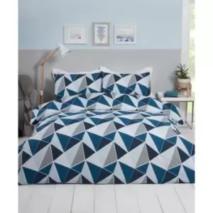 Leo Navy Duvet Set - Single