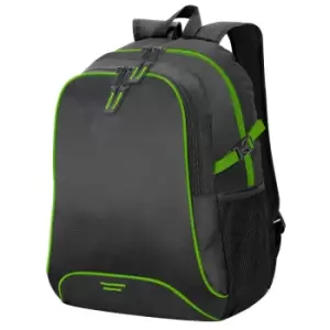 Shugon Osaka Basic Backpack / Rucksack Bag (30 Litre) (Pack of 2) (One Size) (Black/Green)