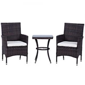 Outsunny Rattan Furniture Set 841-094BN Brown