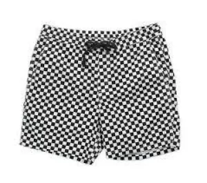 Vans Checkerboard Bike Short In Black & White