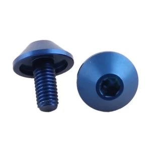 ETC Alloy Bolts Coloured Socket Head (4) M5 x 15mm Blue