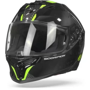 Scorpion EXO-520 Air Laten Black Neon Yellow L