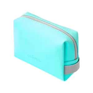 gruum loop Recycled Ocean Bound Plastic Aqua Washbag