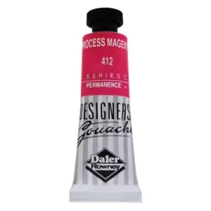 Daler-Rowney 136005412 Designers' Gouache Paint 15ml Process Magenta