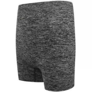 Tombo Womens/Ladies Seamless Shorts (L/XL) (Dark Grey Marl)